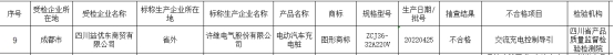 四川抽查工业生产资料产品26批次不合格 许继电气登榜(图2)
