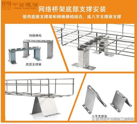网格桥架的多种安装方式及场景化应用指南(图2)