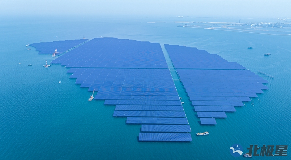 中广核烟台招远400MW海上光伏项目全容量并网发电(图4)